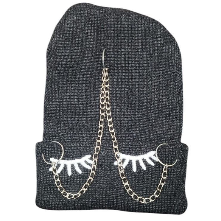 کلاه بافتنی بچگانه مدل چشمی نقاب نجیری MR