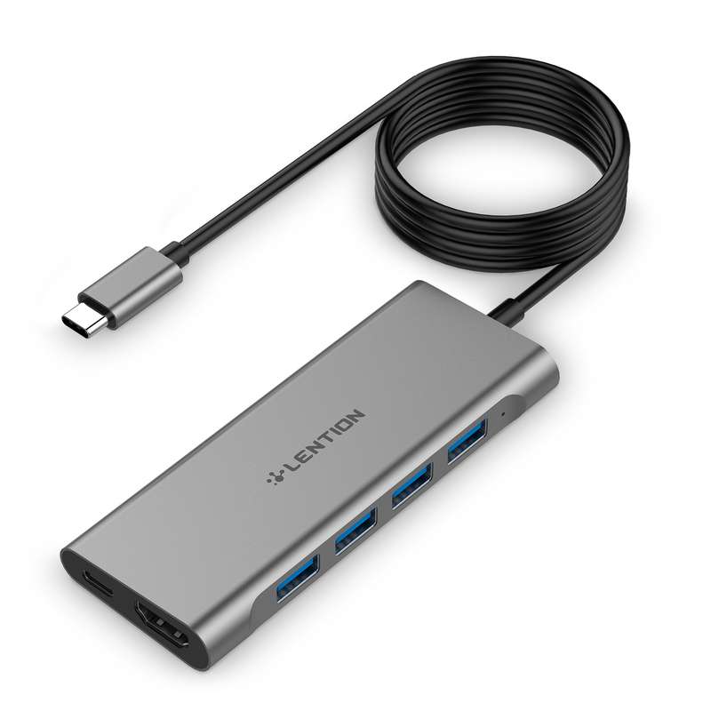 هاب 6 پورت USB-C لنشن مدل C35 هاب 6 پورت USB-C لنشن مدل C35