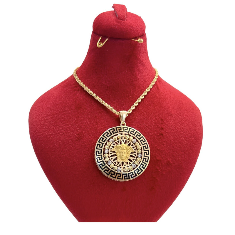 گردنبند طلا 18 عیار زنانه مدل طنابی