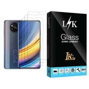 LKG LK Glass MIX003 Screen Protector For Xiaomi Poco X3 Pro Pack Of 3