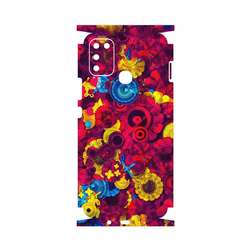 برچسب پوششی ماهوت مدل Vector Flower Garden Digital Art-FullSkin مناسب برای گوشی موبایل اینفینیکس Hot 10 Play