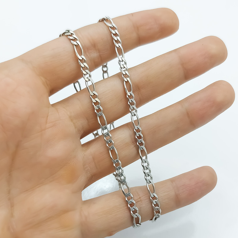 زنجیر نقره مردانه مدل فیگارو VZ5486 زنجیر نقره مردانه مدل فیگارو VZ5486