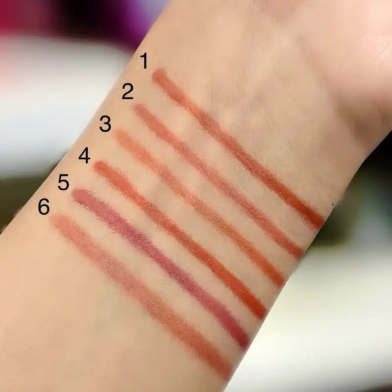 رژ لب مدادی کاریته مدل cat مجموعه 6 عددی