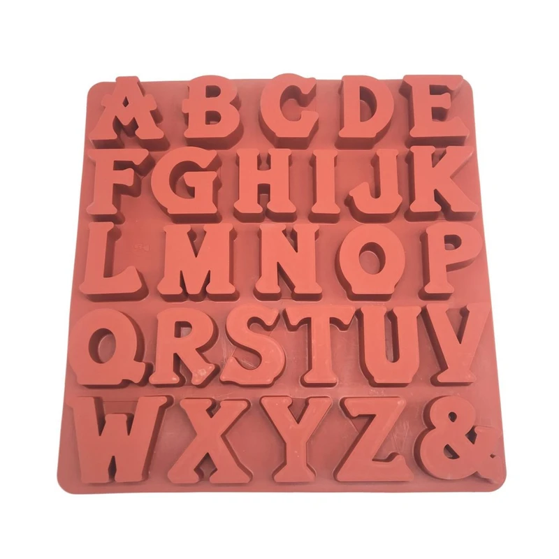 قالب شکلات مدل حروف انگلیسی