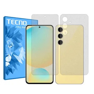 Tecno Resistant model matte screen protector suitable for the Samsung Galaxy S24 FE mobile phone along with the back of the phone protector