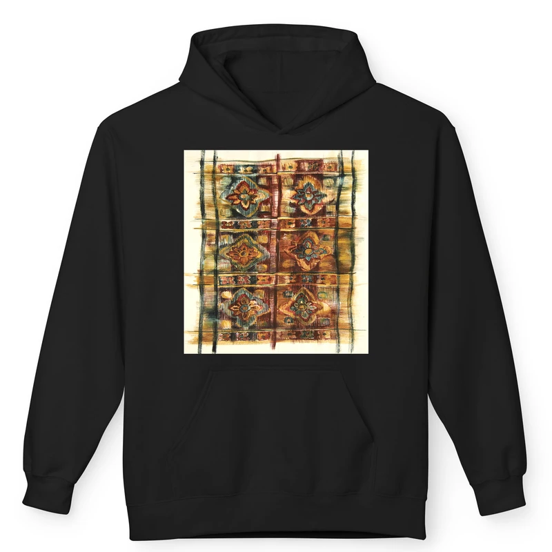 هودی زنانه پاد آفرین مدل فرش و گلیم و کاشی کد 1031