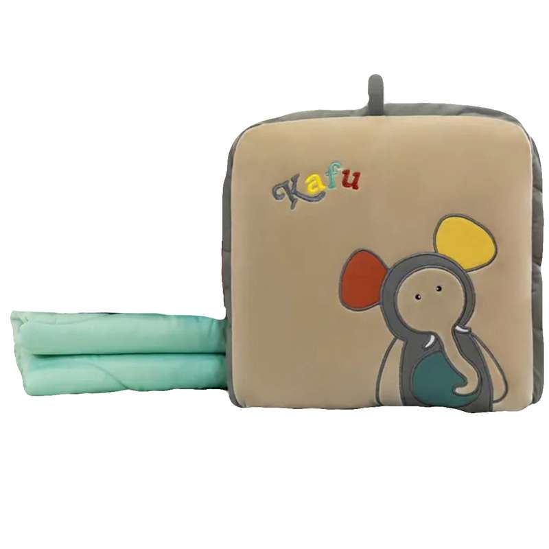 پتو کودک مدل بالشتی طرح موش کد JIMI110 سایز 40x40 سانتی‌ متر