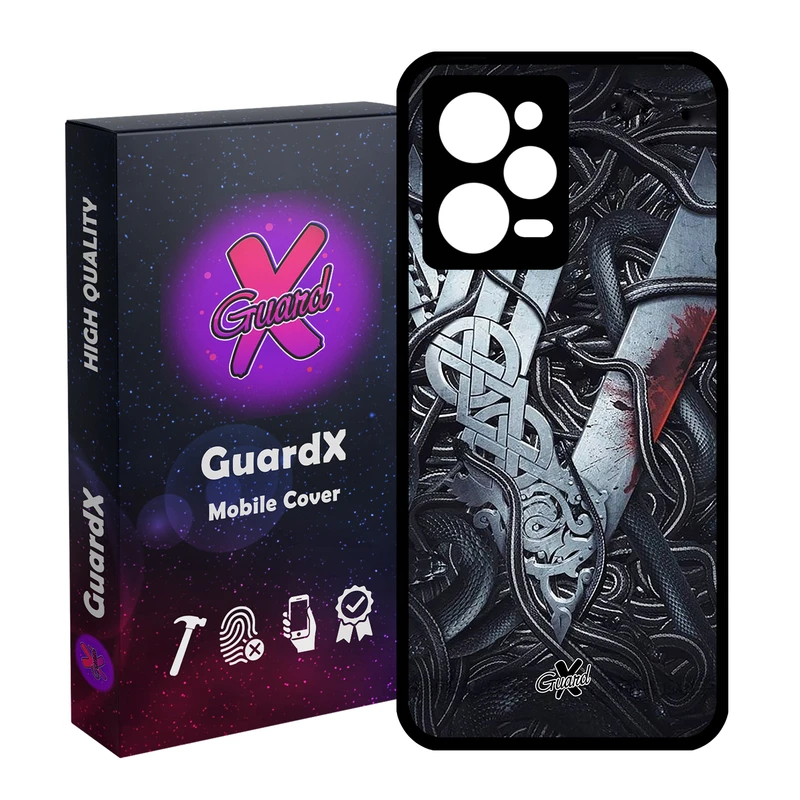 کاور گارد ایکس طرح Vikings مدل Glass10221 مناسب برای گوشی موبایل شیائومی Redmi Note 12 Pro 5G/Poco X5 Pro 5G/Note 12 Pro Pro speed