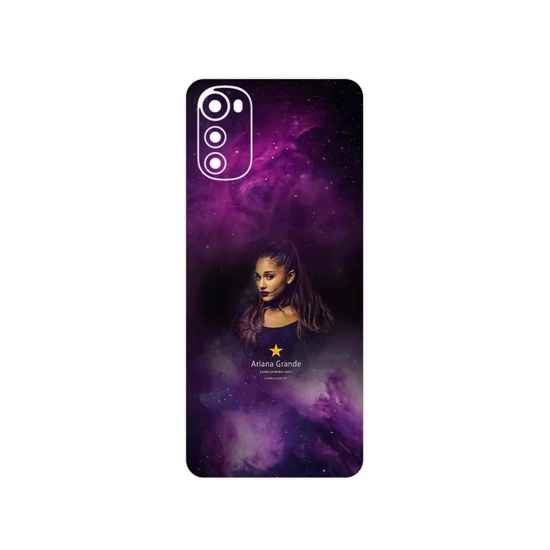 برچسب پوششی ماهوت مدل Ariana Grande مناسب برای گوشی موبایل موتورولا Moto E32s