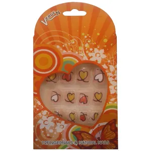 ناخن مصنوعی دخترانه ورژن کد 114 بسته 12 عددی