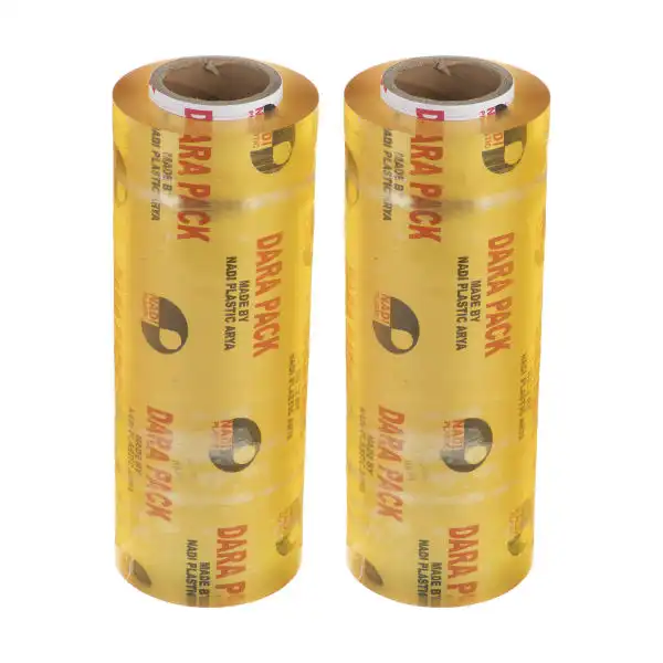 سلفون بسته بندی داراپک مدل 10 میکرون رول 1000 متر بسته 2 عددی