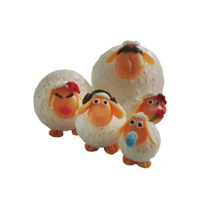 مجسمه مدل خانواده بره ناقلا مجموعه 5 عددی