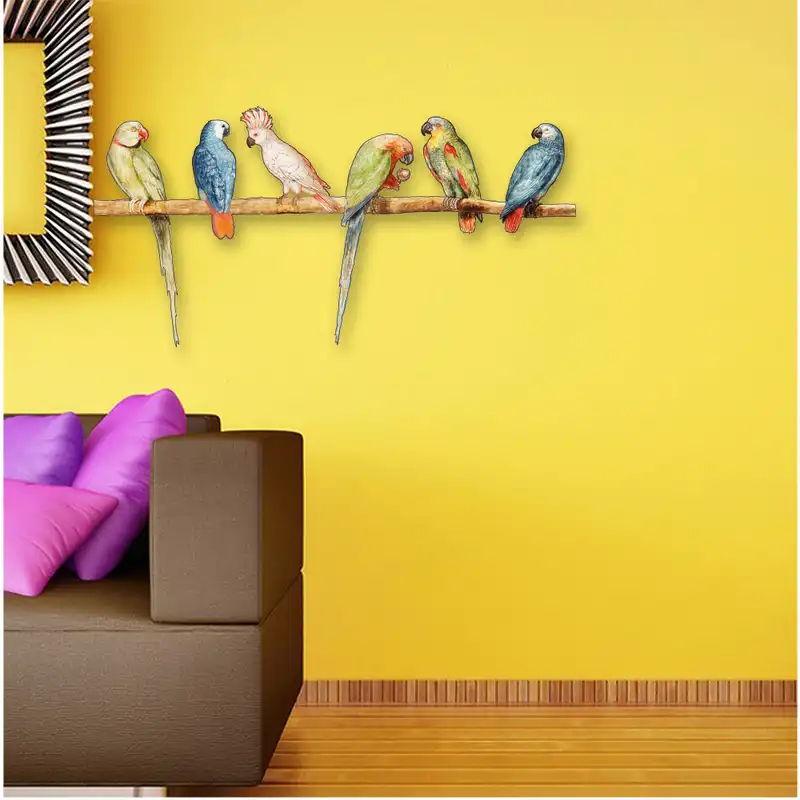 استیکر دیواری گراسیپا طرح طوطی کد 100