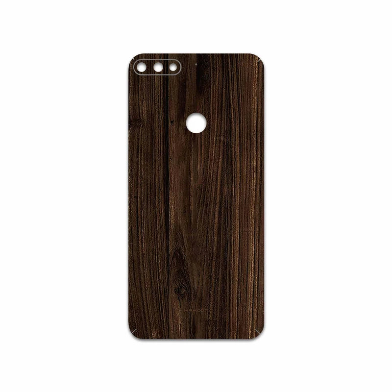 برچسب پوششی ماهوت مدل Dark Walnut Wood مناسب برای گوشی موبایل آنر 7C