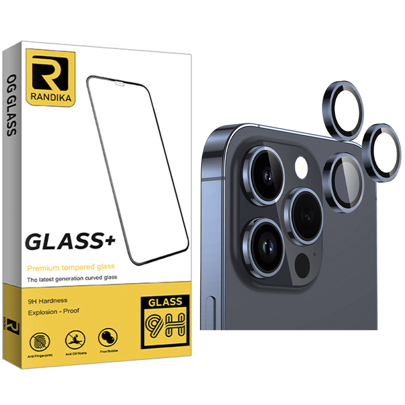 محافظ لنز دوربین راندیکا مدل رینگی مناسب برای گوشی موبایل اپل iPhone 15 Pro Max