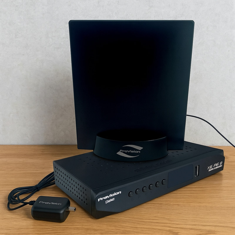 DVB-T گیرنده دیجیتال پروویژن مدل 247Pro20 به همراه آنتن رومیزی