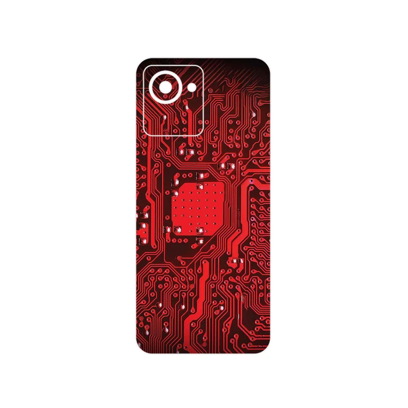 برچسب پوششی ماهوت مدل Red_Printed_Circuit_Board مناسب برای گوشی موبایل ریلمی C30s