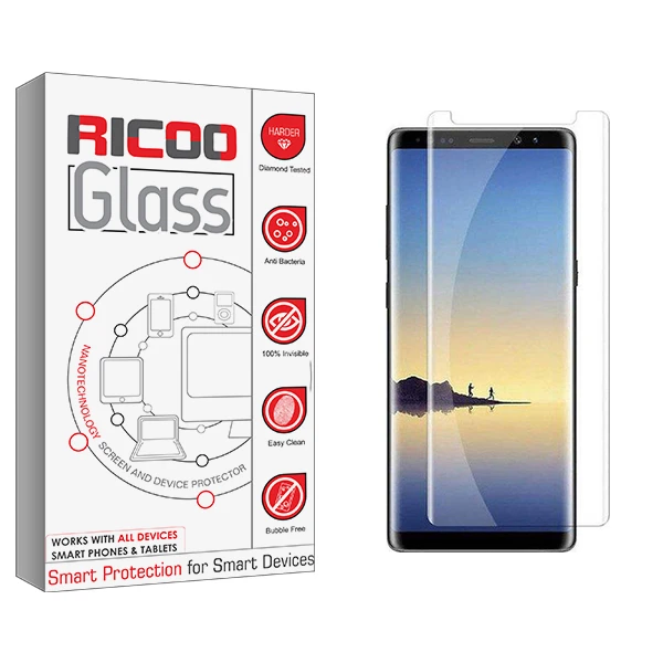 محافظ صفحه نمایش ریکو مدل RC UV مناسب برای گوشی موبایل سامسونگ Galaxy Note 8