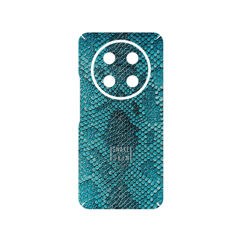 برچسب پوششی ماهوت مدل Blue Snake Skin مناسب برای گوشی موبایل آنر X9c