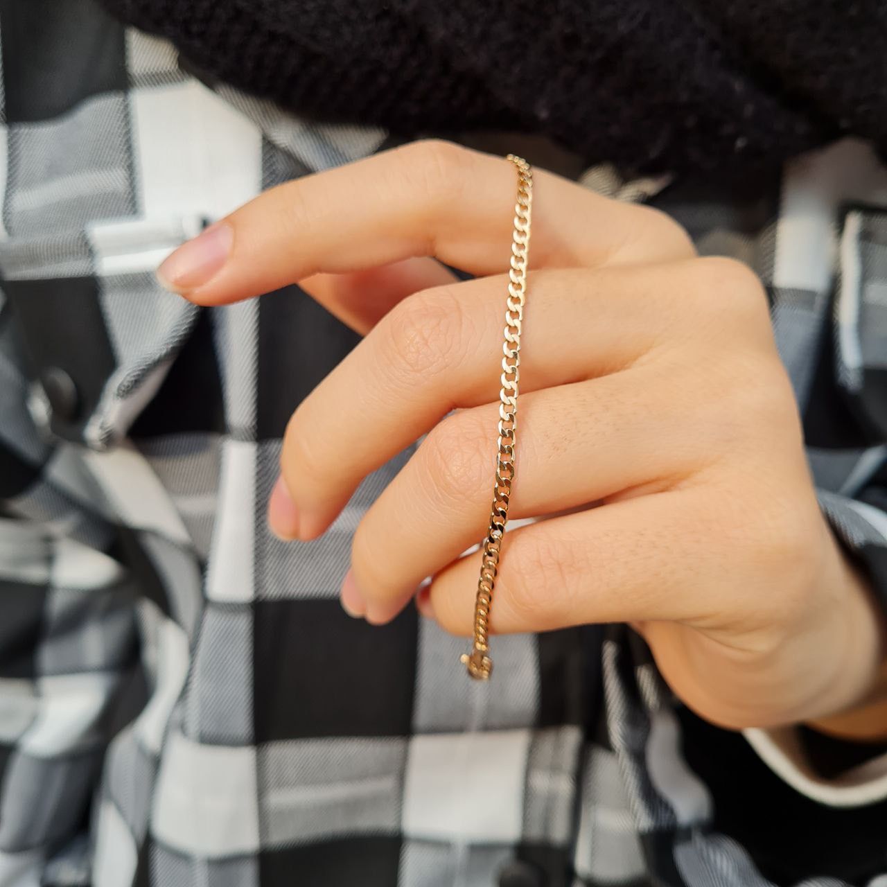 دستبند زنانه ژوپینگ مدل زنجیری ریز - - 3