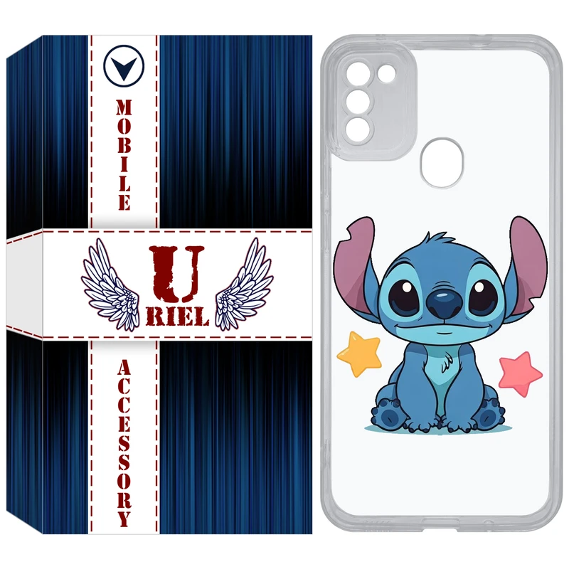 کاور یوریل مدل Clear کد 70 طرح استیچ مناسب برای گوشی موبایل سامسونگ Galaxy A11 / M11