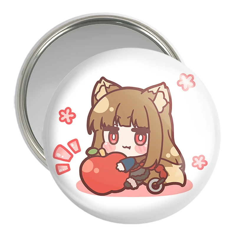 آینه جیبی خندالو مدل هولو انیمه ادویه و گرگ کد 36166