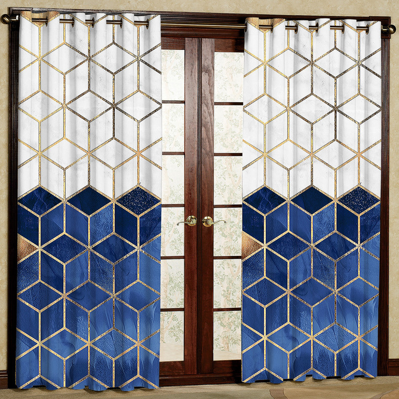 پرده مدل مخمل پانچی کد 4564T2 سایز 200x140 سانتی متر