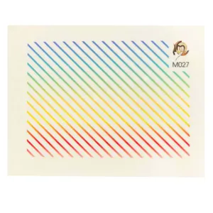 برچسب لنز ناخن کد M-027