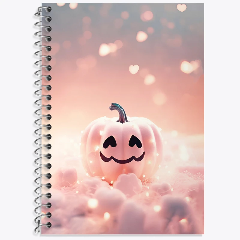 دفتر لغت 50 برگ خندالو طرح کدوی کیوت کد N5281