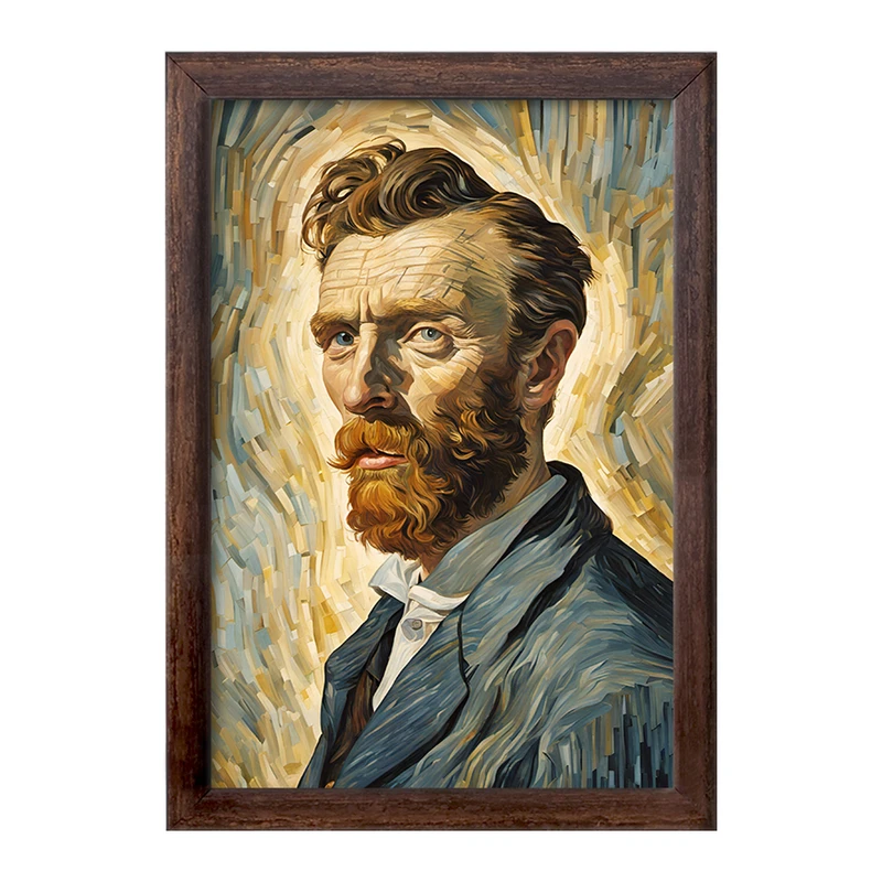 تابلو خندالو طرح ونسان ونگوگ کد F1211