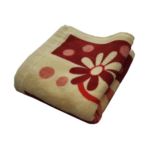 حوله دستی مدل FLOWER-00 سایز 60x30 سانتی متر