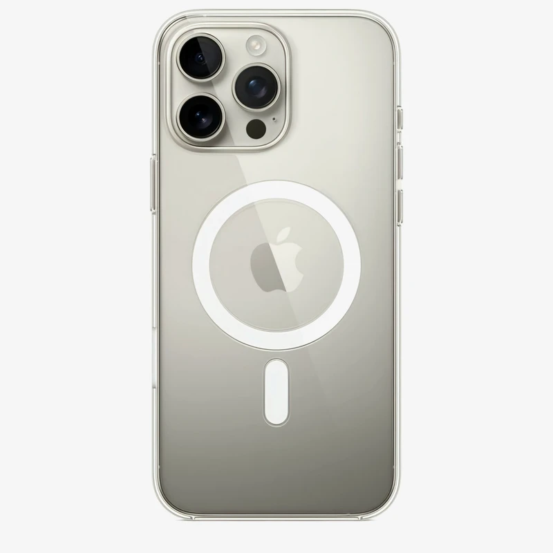 کاور Clear Case Magnetic مدل مگ سیف دار مناسب برای گوشی موبایل اپل Iphone 16 Pro