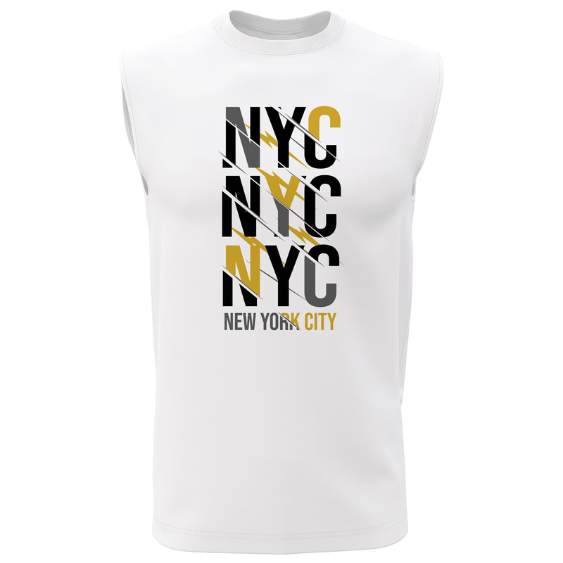 تاپ مردانه طرح NEW YORK مدل N023W