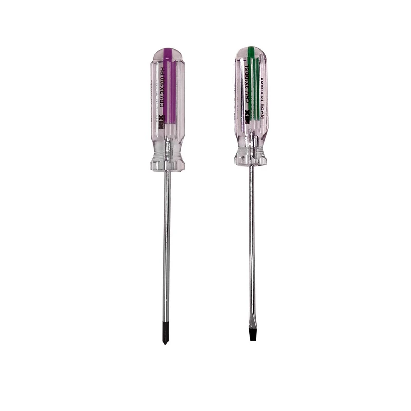پیچ گوشتی میکس مدل MMA-3x100PH-SL-2MX مجموعه 2 عددی
