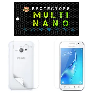 Multi Nano X-SFT Screen Protector For Samsung Galaxy J1 Ace Neo with back skin
