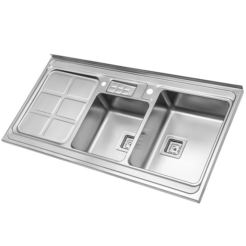 سینک ظرفشویی استیل البرز مدل 855 روکار