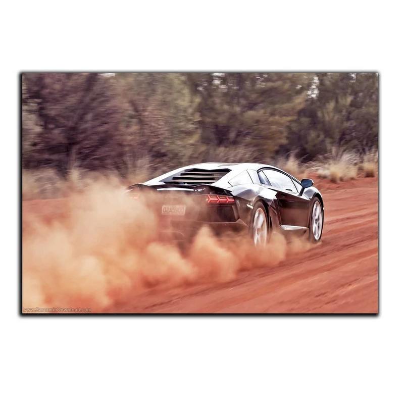 تابلو شاسی بکلیت طرح ماشین لامبورگینی مدل SH-4707