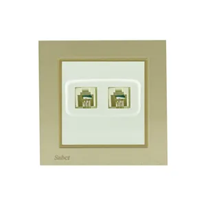 پریز تلفن ثابت الکتریک مدل پارمیس کد ST-G_2SUK