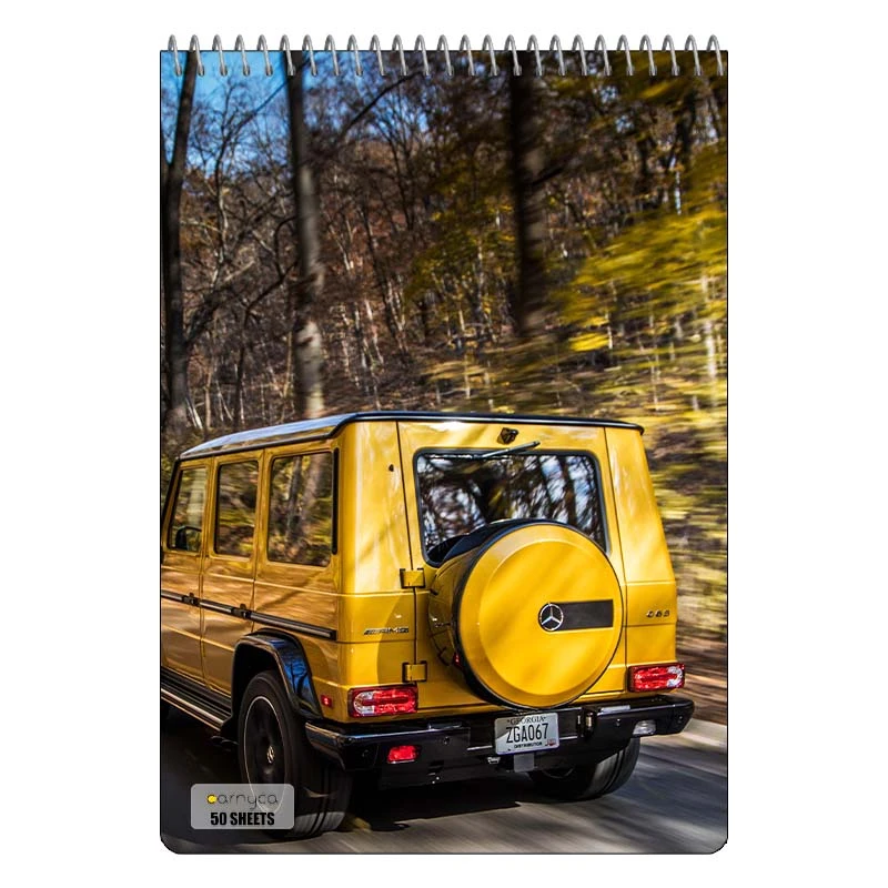 دفتر نقاشی 50 برگ سیمی کارنیکا طرح مرسدس‑ا ام جی G۶۳ Mercedes‑AMG G63 کد 31002
