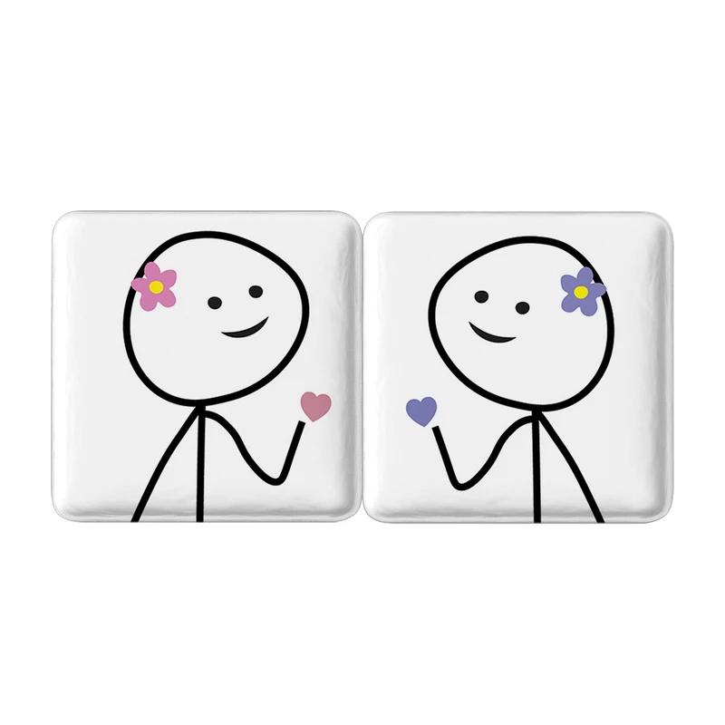 مگنت خندالو مدل بست فرند Best Friends کد A117 مجموعه 2 عددی