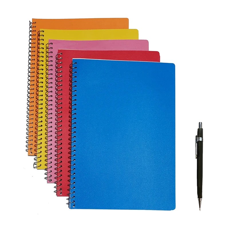 دفتر مشق 50 برگ مدل 1 به همراه مداد نوکی بسته 6 عددی