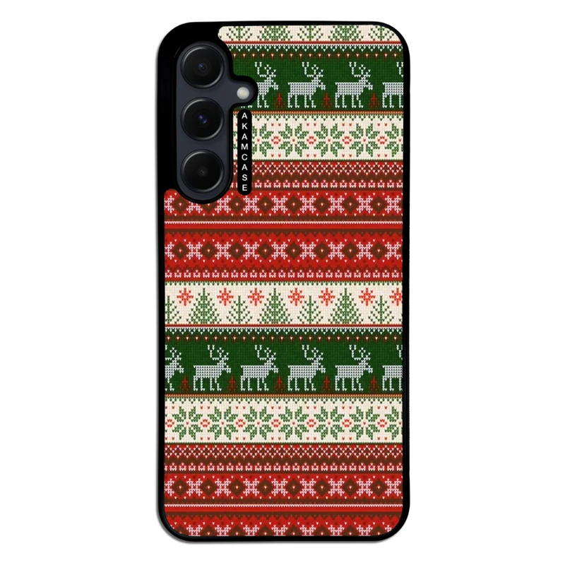 کاور آکام مدل AMC-WSGA55-CHRISTMAS-15 مناسب برای گوشی موبایل سامسونگ Galaxy A55