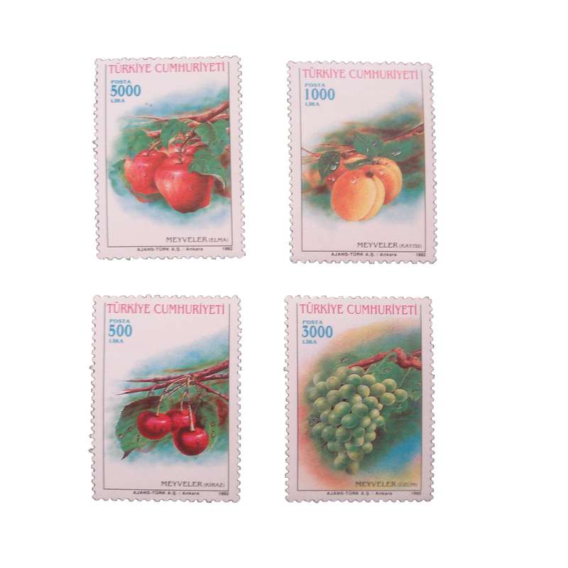 تمبر یادگاری مدل میوه کد DS1535 مجموعه چهار عددی