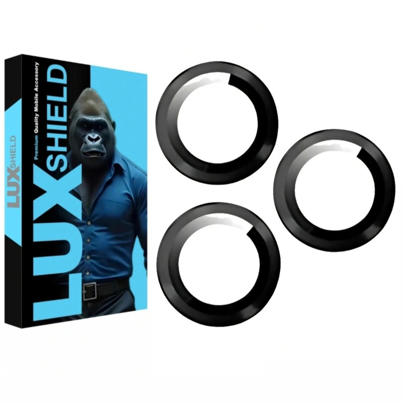 محافظ لنز دوربین فلزی لوکس شیلد مدل Lens Film مناسب برای گوشی موبایل اپل IPhone 14 Pro / 14 Pro Max
