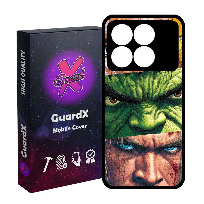 کاور گارد ایکس طرح چهره مدل 11172 مناسب برای گوشی موبایل شیائومی Poco X6 Pro 5G / Redmi K70E