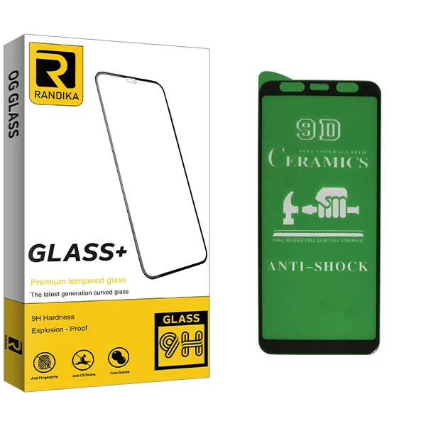 محافظ صفحه نمایش سرامیکی راندیکا مدل GLD مناسب برای گوشی موبایل سامسونگ Galaxy J6 Plus