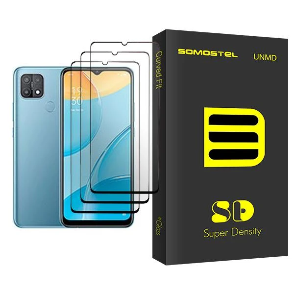 محافظ صفحه نمایش سوماستل مدل SD Glass MIX003 مناسب برای گوشی موبایل اوپو A15 بسته سه عددی