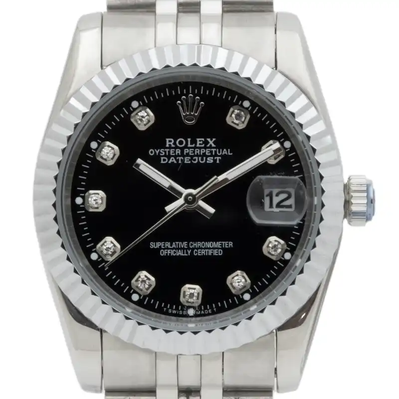 ست ساعت مچی عقربه ای زنانه و مردانه مدل دیت جاست