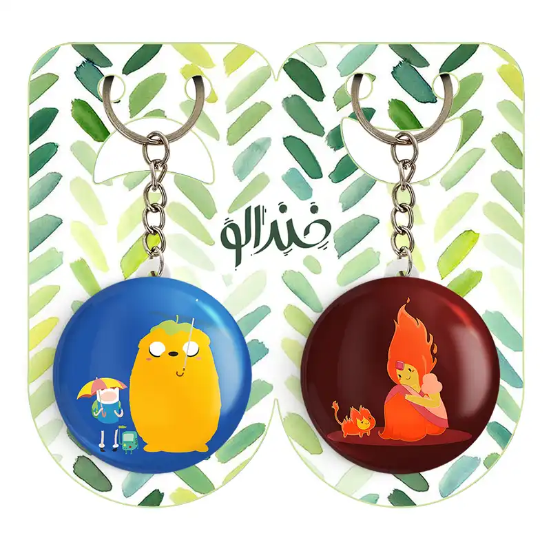 جاکلیدی خندالو مدل فلیم و جیک و فین وقت ماجراجویی Adventure Time کد 2084820843 مجموعه 2 عددی