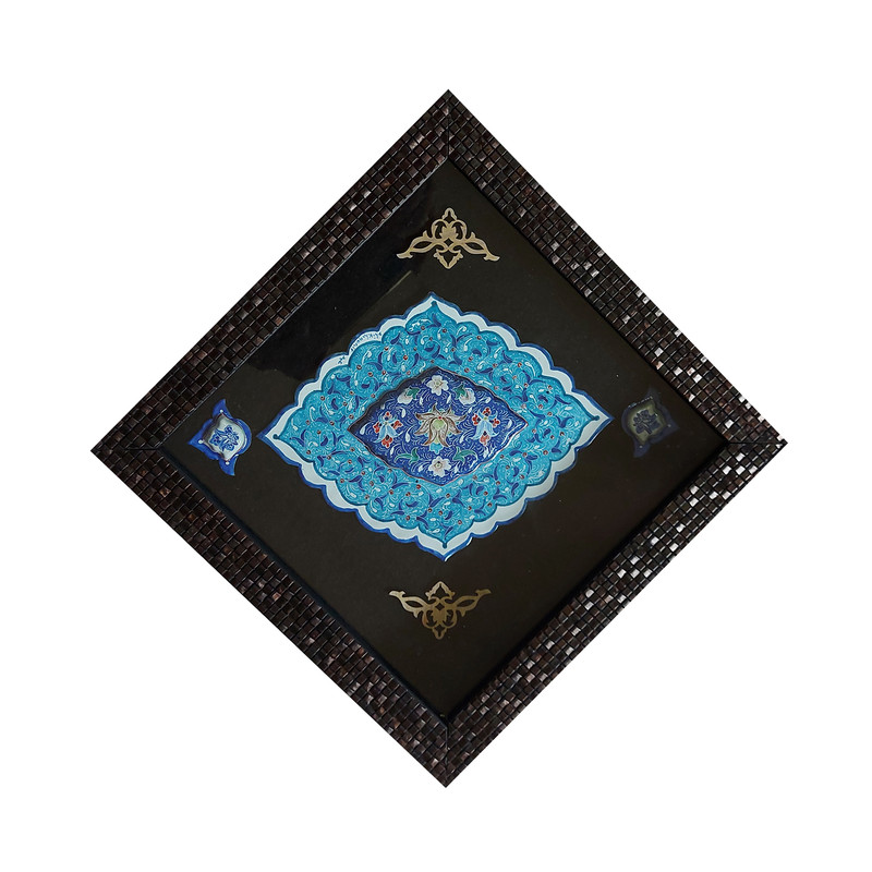 تابلو میناکاری مدل اسیلمی و پرداز کد 62